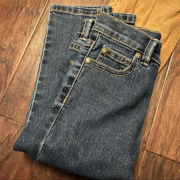 Boys 2T pants bundle khaki blue jeans denim - Picture 2 of 6